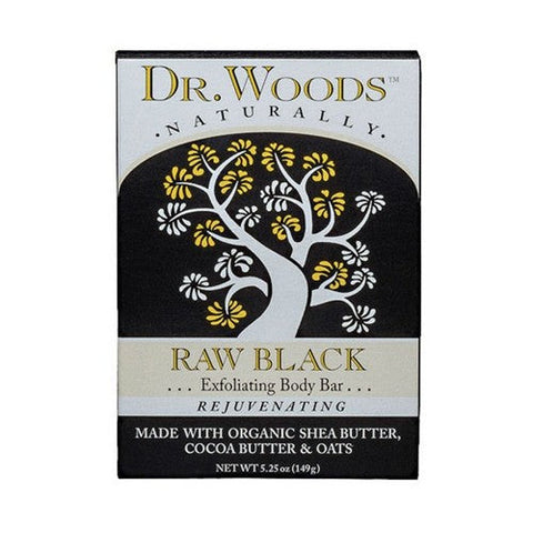 Dr.Woods Products, Castile Bar Soap, BLACK EXFOL 5.25 OZ Dr.Woods Products
