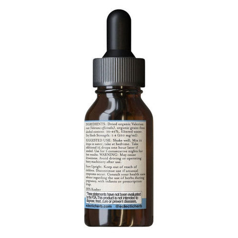 Eclectic Herb, Valerian officinalis, 1 Oz with Alcohol Eclectic Herb