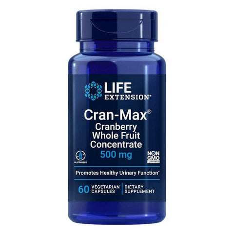 Life Extension, Cran Max, 500 mg, 60 vcaps Life Extension