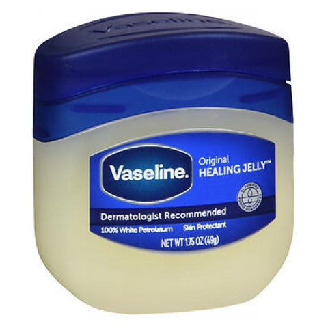 Vaseline, 100% Pure Petroleum Jelly Original Skin Protectant, 1.75 Oz Vaseline