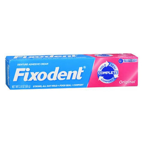 Fixodent, Denture Adhesive Cream, 2.4 Oz Fixodent