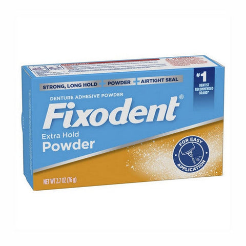 Fixodent, Denture Adhesive Powder, Extra Hold 2.7 Oz Fixodent
