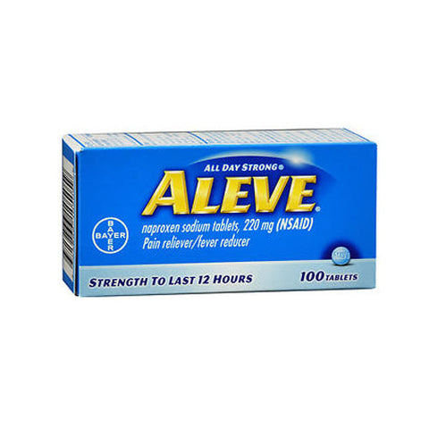 Aleve, All Day Strong Pain Reliever And Fever Reducer Tablets, 220 mg, 100 tabs Aleve