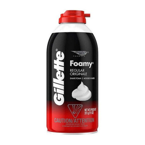 Gillette, Foamy Shave Foam Regular, 11 oz Gillette