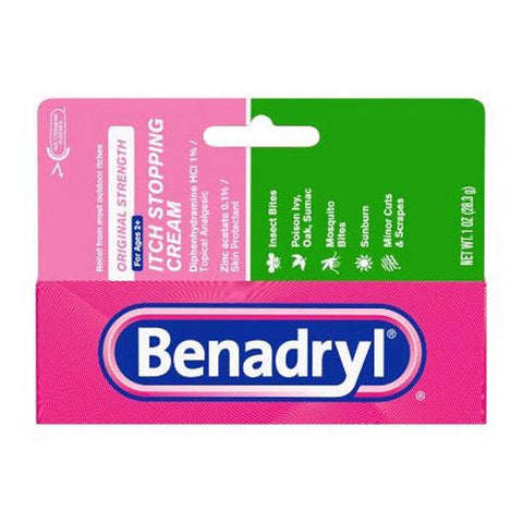Benadryl, Itch Stopping Cream Extra Strength, 1 oz Benadryl