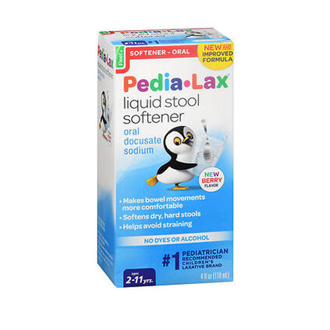 Fleet, Pedia-Lax Liquid Stool Softener, Fruit punch 4 oz Fleet