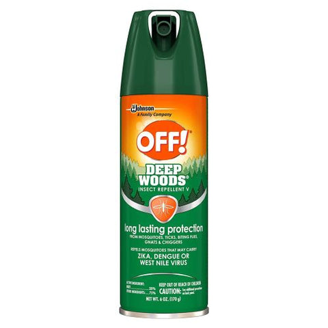 Off, Deep Woods Insect Repellent Spray, 6 Oz Off