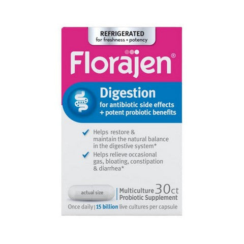 Florajen, Florajen3 Digestion Supplement, 30 Caps Florajen